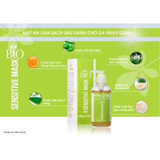 BIO SENSITIVE MASK - MẶT NẠ THẢI ĐỘC DÀNH CHO DA NHẠY CẢM