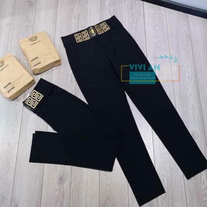 [Hàng Cao Cấp] Quần LEGGING V.SACE cạp cao siêu sang chảnh hàng VNXK, Legging Co Giãn 4 Chiều Cao Cấp, Ống Dài Siêu Đẹp, | BigBuy360 - bigbuy360.vn