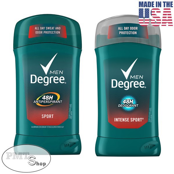 [G01] [USA] Lăn sáp khử mùi nam Degree men Deodorant 85g | Antiperspirant 76g - Black & White, Cool Rush, Intense Sport 