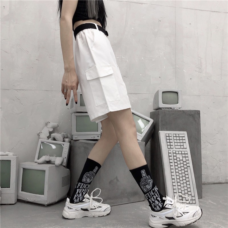 [SẴN] Quần shorts Khaki nữ Ulzzang Quảng Châu QLK3