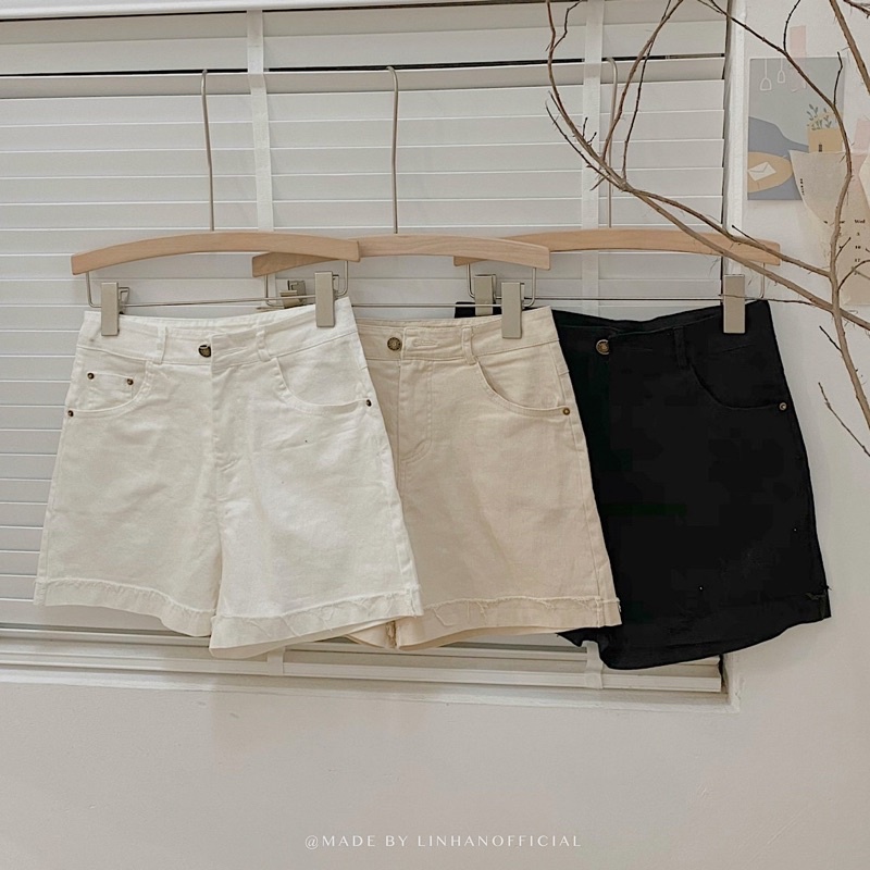 Quần short jeans #702 (kèm đai)