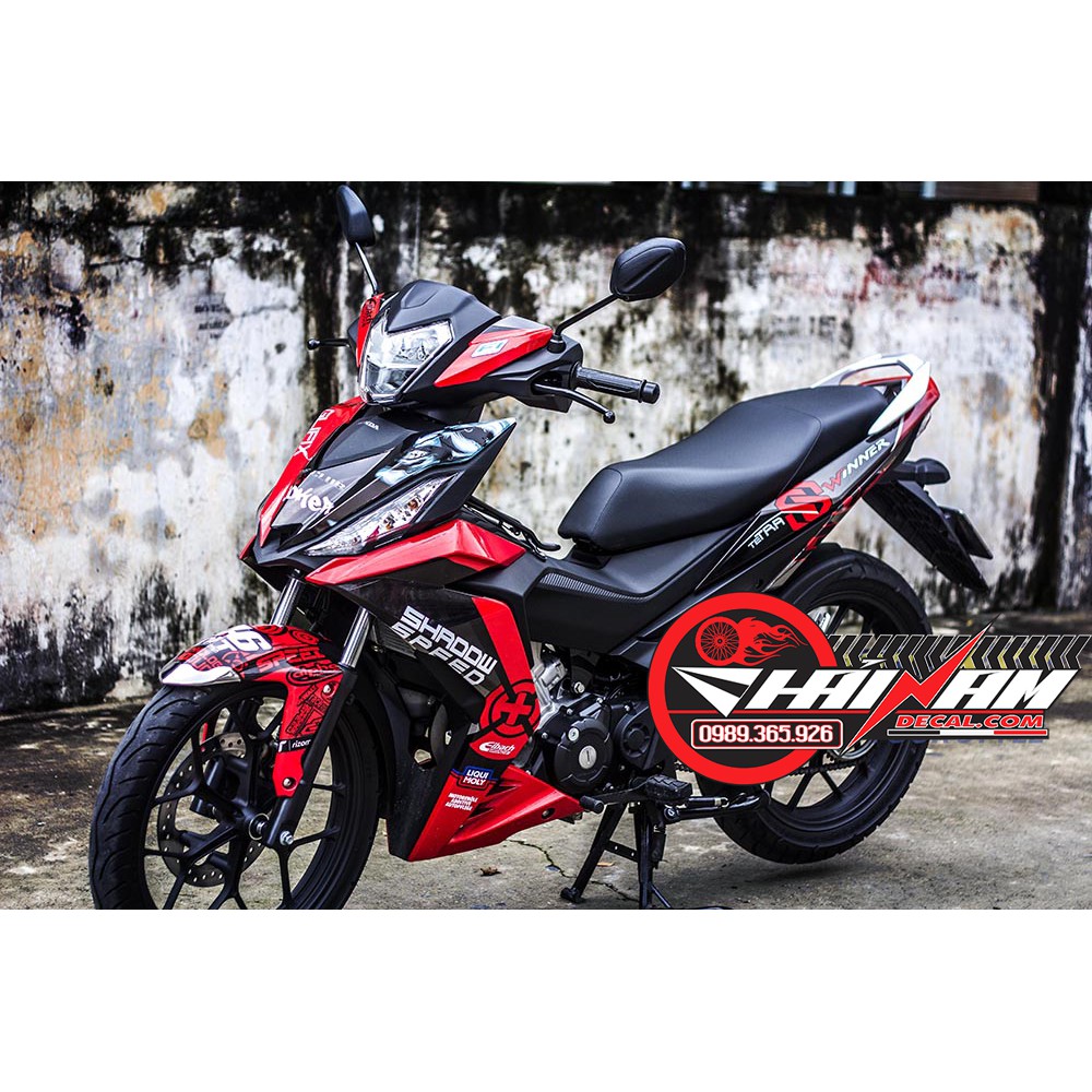 tem trùm xe winner speed shadow