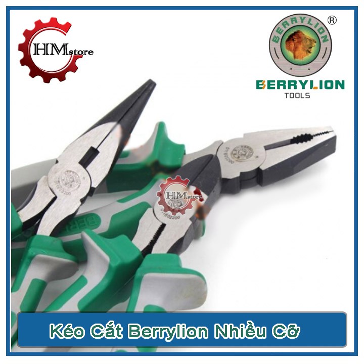 Kềm Nhọn Điện Berrylion - Kìm Nhọn Sư Tử Chính Hãng Nhiều Cỡ