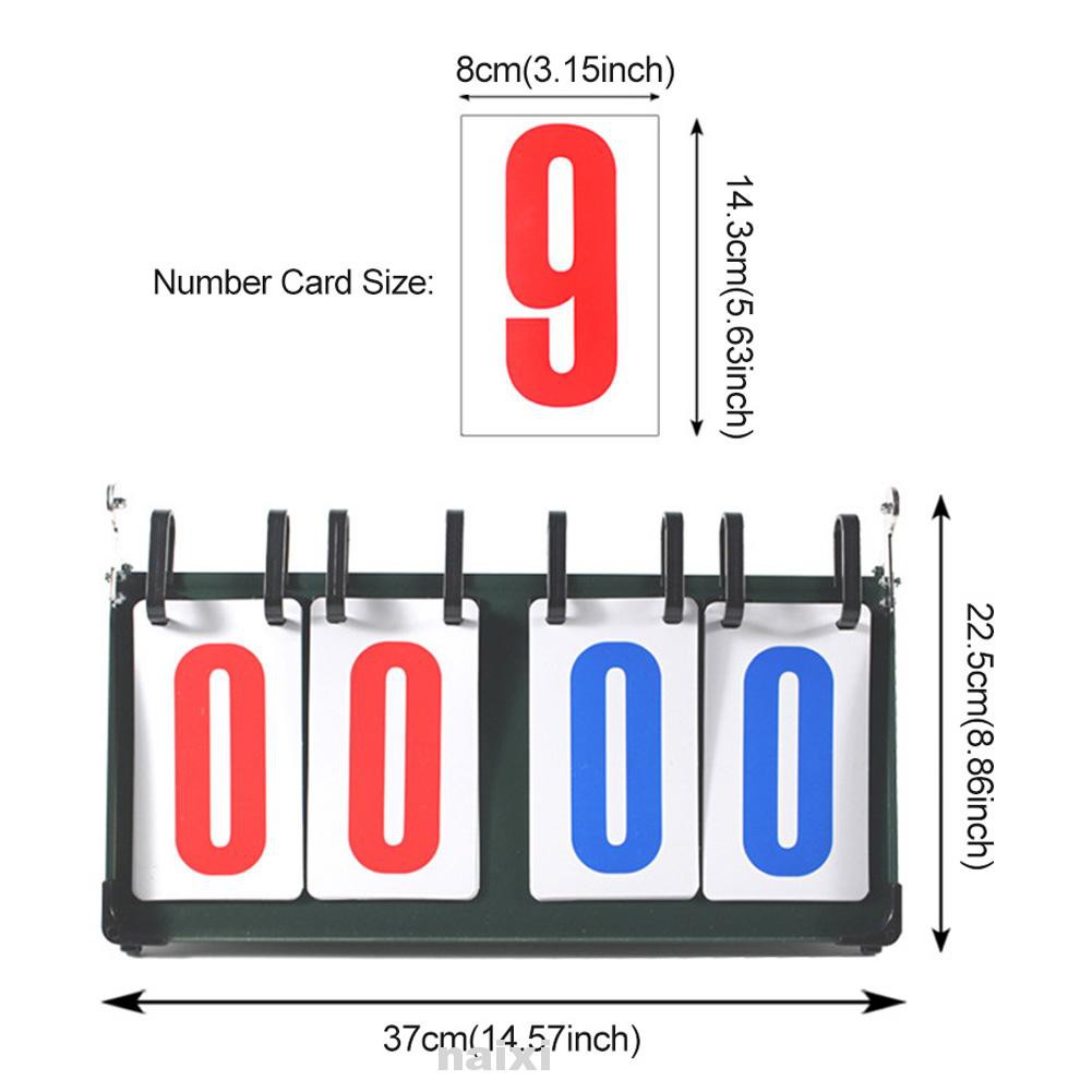 Bảng Ghi Điểm Chơi Bóng Rổ 4 Chữ Số Bằng Thép Không Gỉ