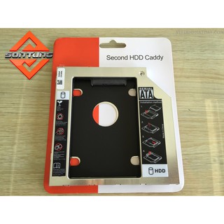 Khay Ổ Cứng Caddy Bay ( mỏng 9.5mm ) - (dày 12.7mm) (Gắn Ổ Cứng Thay Ổ Quang Laptop) -New