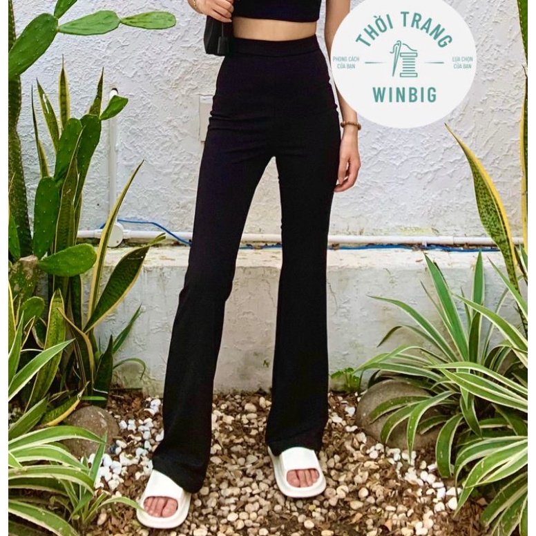 QUẦN ỐNG LOE LƯNG CAO, SIÊU HACK DÁNG