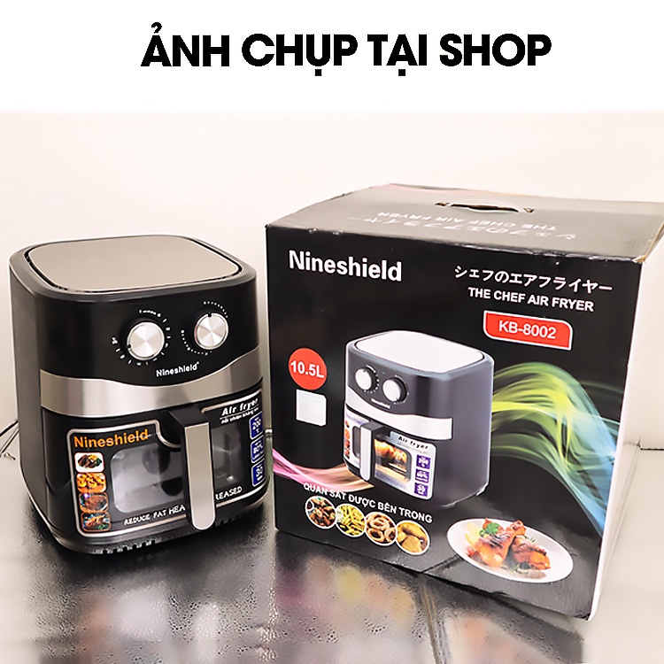 NỒI CHIÊN KHÔNG DẦU CAMEL VÀ NINSHIELD 7L/8L/9L/10L/12L BẢO HÀNH 1 NĂM