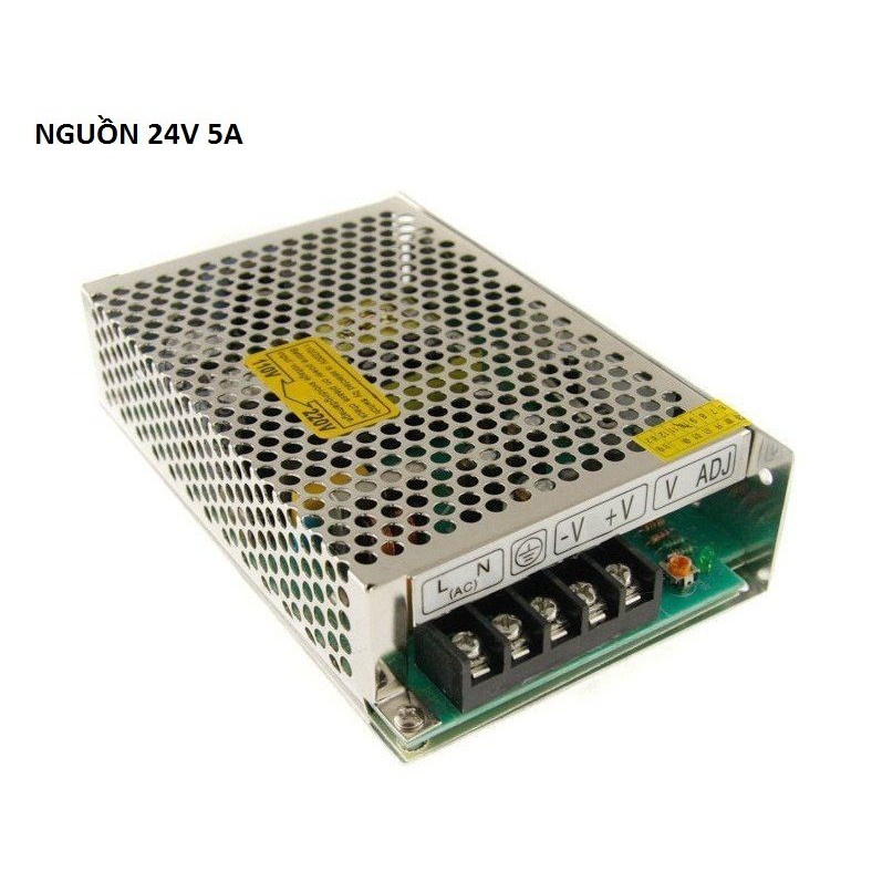 Nguồn tổ ong 24V 5A - Bộ đổi nguồn 24v 5a (loại tốt)