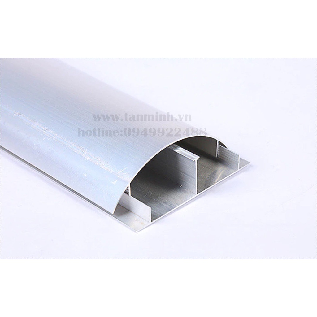 Ghen bán nguyệt nhôm D60x15mm
