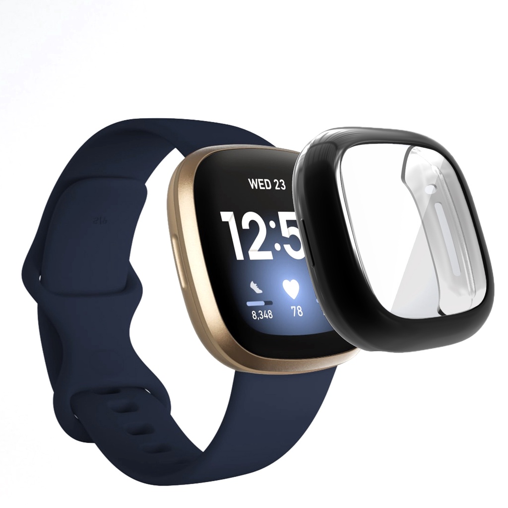 Ốp Điện Thoại TPU Mềm Mỏng Cho Fitbit Versa 3 Sense