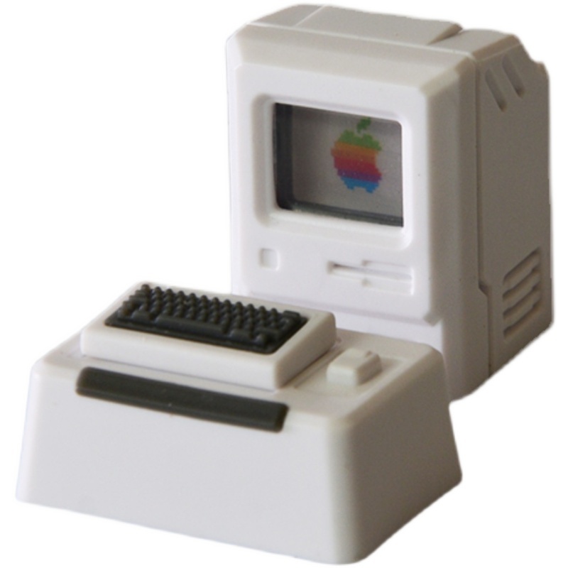 Macintosh Keycaps Cá nhân hóa Keycaps Retro Dễ thương Keycaps Truyền ánh sáng Keycaps Biểu tượng cảm xúc có thể thay thế