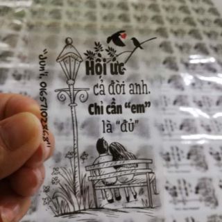 Tem thiết kế riêng theo yêu cầu