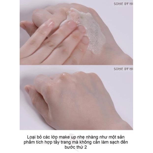 Sữa Rửa Mặt Sủi Bọt Loại Bỏ Mụn Đầu Đen Some By Mi Bye Bye Blackhead 30 Days Miracle Green Tea Tox Bubble Cleanser | BigBuy360 - bigbuy360.vn