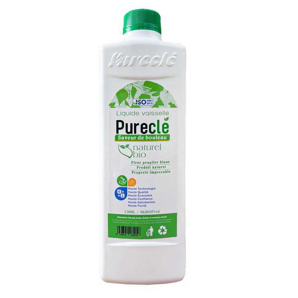 Nước rửa chén đa năng và cô đặc Pureclé 1,38 lít - 3.8 lít