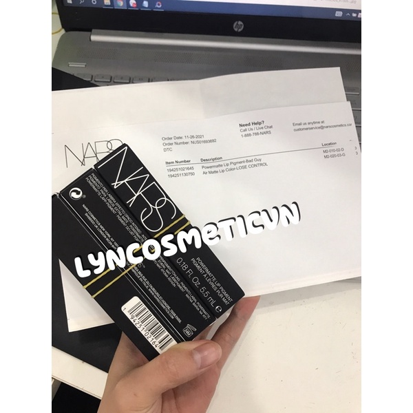 (Bill US) Son kem lỳ NARS POWERMATTE LIP PIGMENT -------------------------------------------------Colourpop Lux