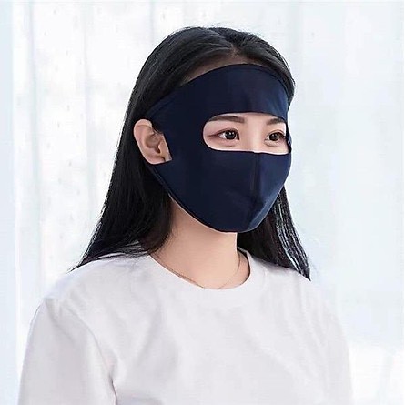 Khẩu trang Ninja chống nắng, vải thun cotton, che kín mặt, trán, thoáng mát, nhiều màu lựa chọn | WebRaoVat - webraovat.net.vn