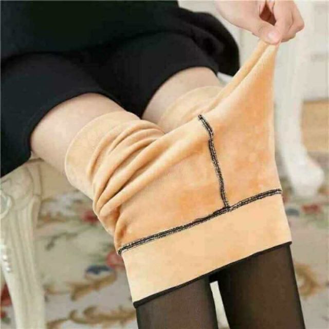 Quần tất 3D lót lông