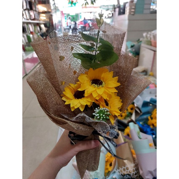 Hoa sáp hướng dương 3 b