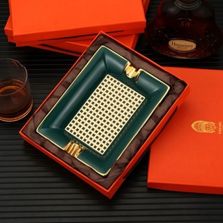 Gạt tàn 2 điếu cigar sang trọng