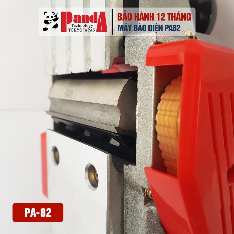 [Mã BMBAU300 giảm 7% đơn 499K] Máy bào gỗ cầm tay chạy điện PANDA PA82 công suất 600W bảo hành 12 tháng chính hãng