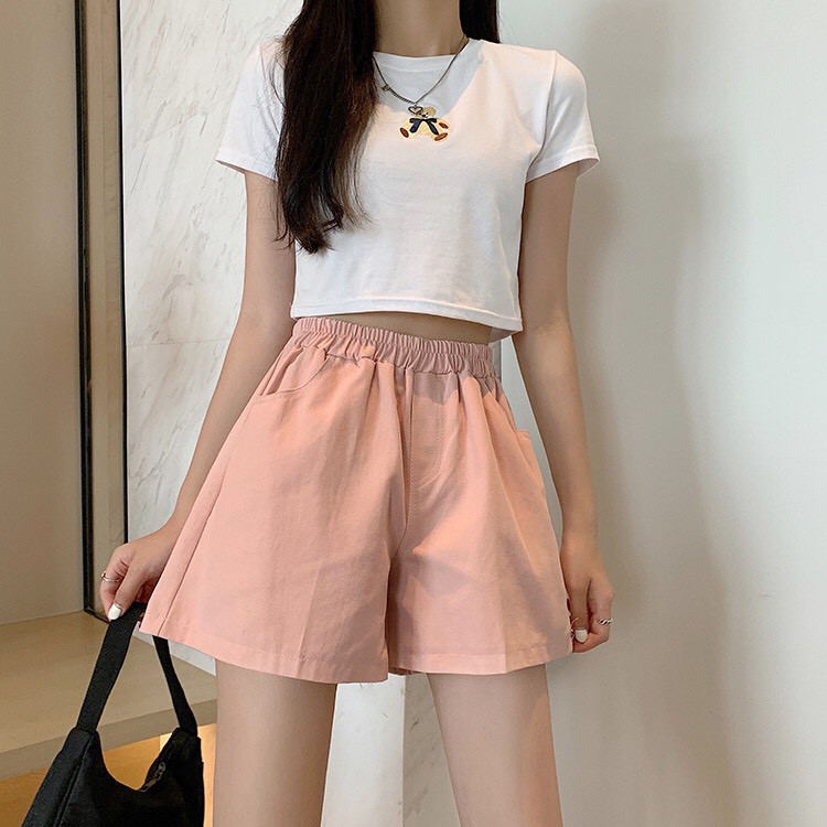 Quần Đùi Trơn Basic Sporty