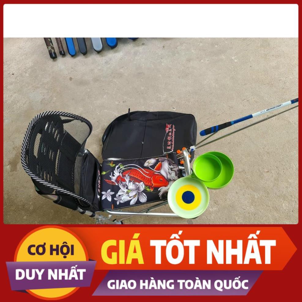 Ghế Câu Đài Cá Chép Cực Kỳ Đa Năng tựa thấp tựa cao