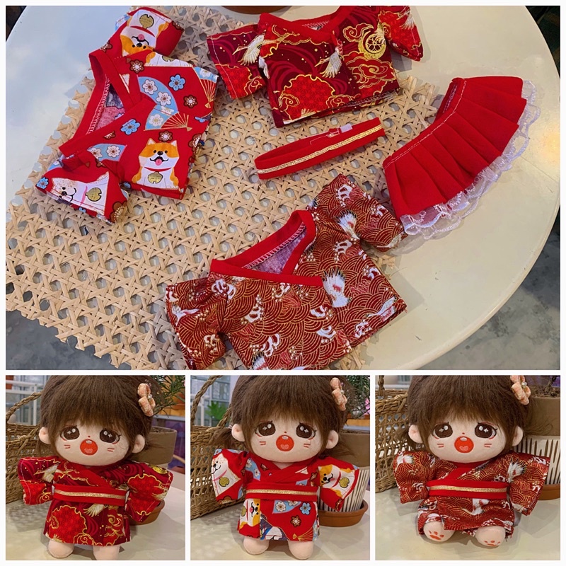 Tủ đồ mùa xuân. hán phục cho doll, Yukata cho doll. Áo dài cho doll 20cm - 15cm outfit for doll