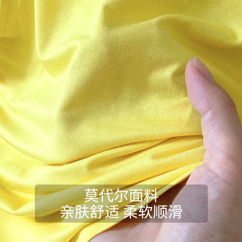 Bộ Đồ Ngủ Pijama Bằng Lụa Lạnh Lưng Cao Tay Dài Thoải Mái Thời Trang Xuân Thu Cho Bé 5