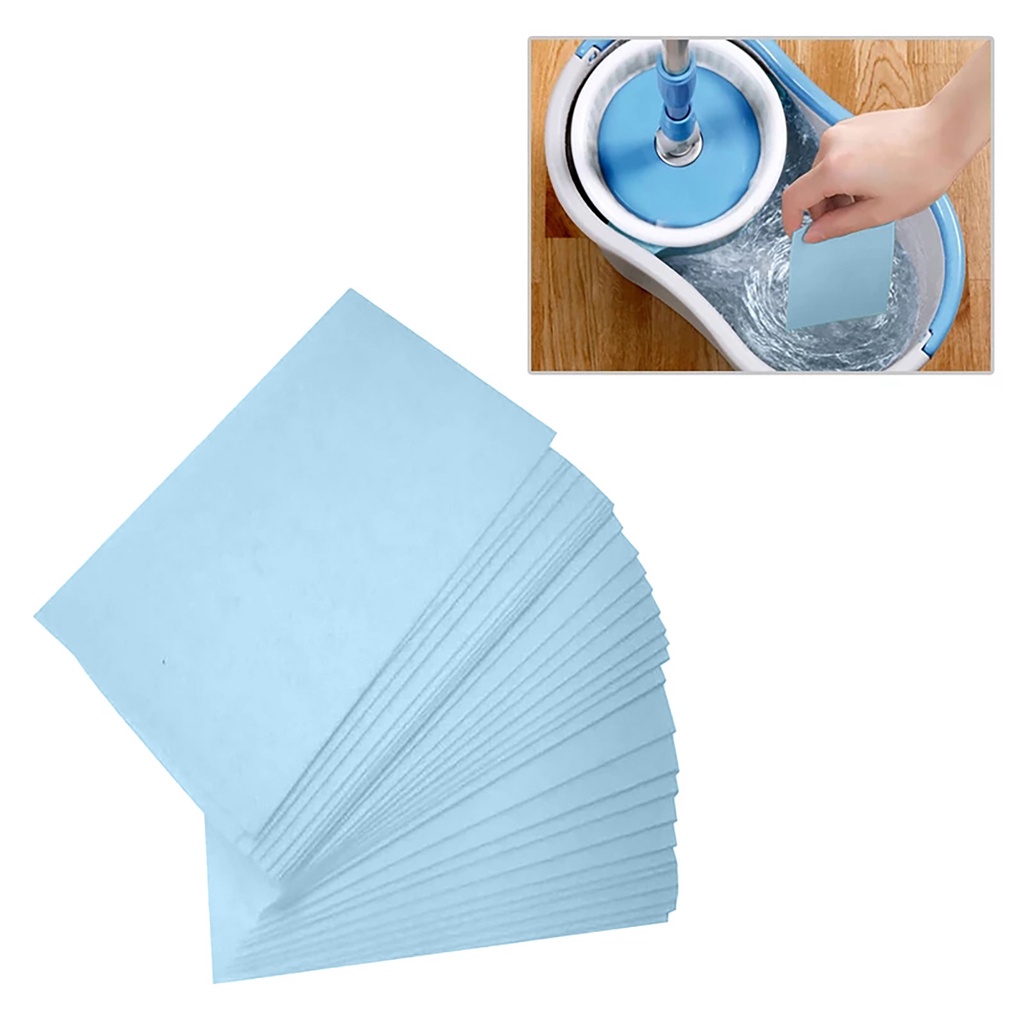 Set 30 Khăn Lau Sàn Gỗ Hòa Tan Trong Nước Vệ Sinh Sàn Nhà