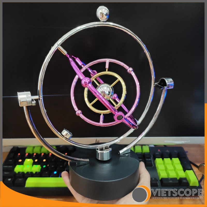 Con lắc cân bằng từ tính để bàn giảm stress - Con lắc vĩnh cửu - Con lắc Newton 2