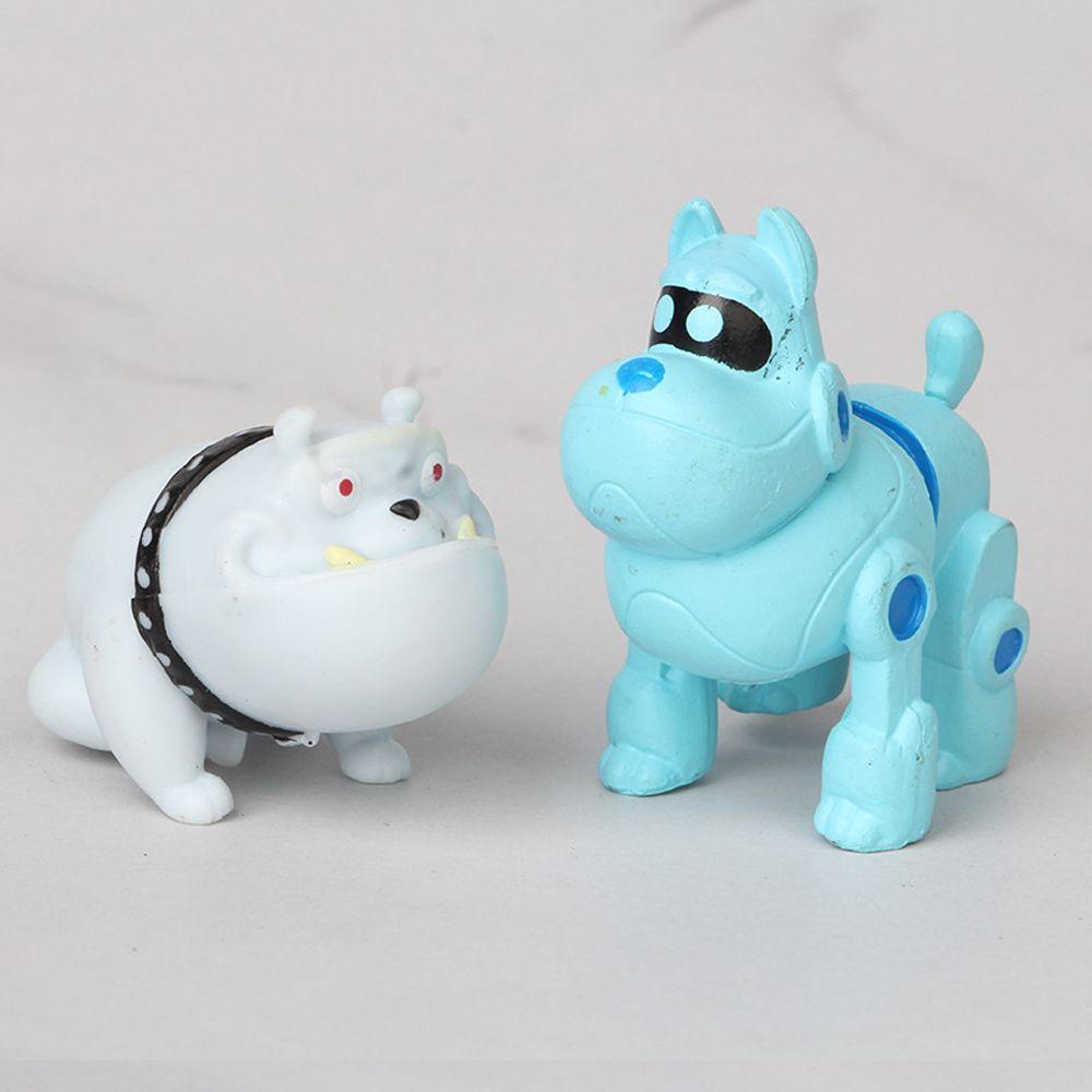 Mô Hình Chú Chó Pals Màu Ngà Dễ Thương Dùng Trang Trí Bàn Làm Việc