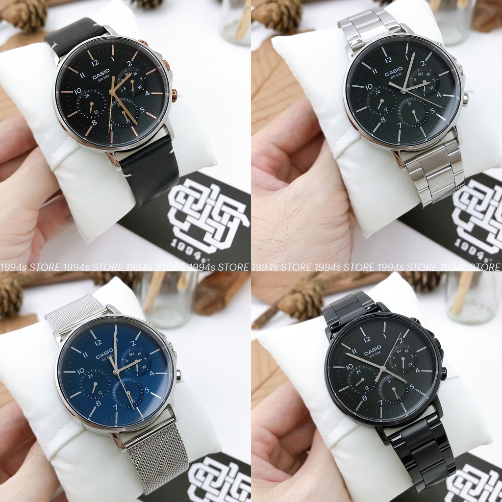 Đồng hồ nam Casio MTP-E321 Series chống nước 50m, size 44,7mm, hàng chính hãng
