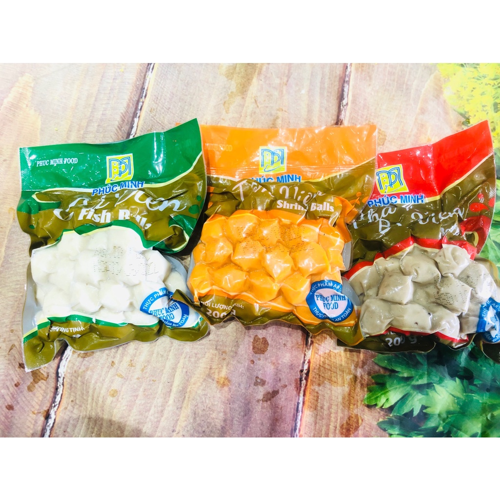 200gr bò viên phúc minh tươi ngon