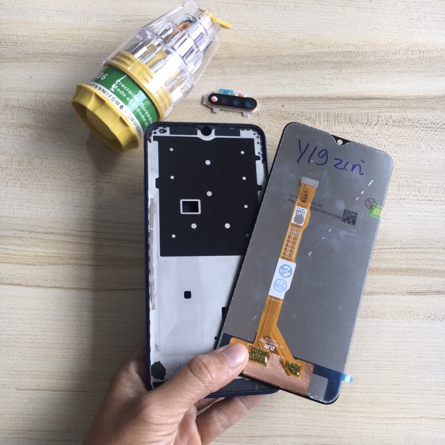 Combo Bộ Vỏ Sườn + Màn Hình Vivo Y19 Kèm Kính Camera Zin Hàng Cao Cấp ( tặng bộ vít đa năng)