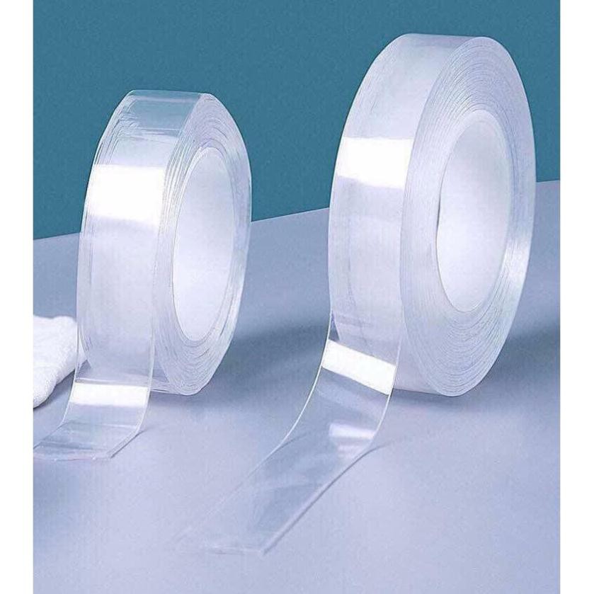 Băng Keo Chống Thấm 2 mặt Siêu Dính Trong Suốt dài 3m Dán Siêu Chắc Trên Mọi Bề mặt.