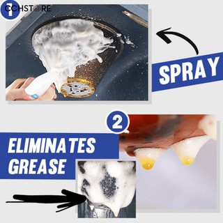 200ml Kitchen Grease Oil Remover Multi-Purpose Bubble Cleaning Detergent