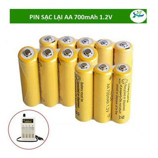 Bộ 08 viên pin sạc AA 700mAh 1.2 V