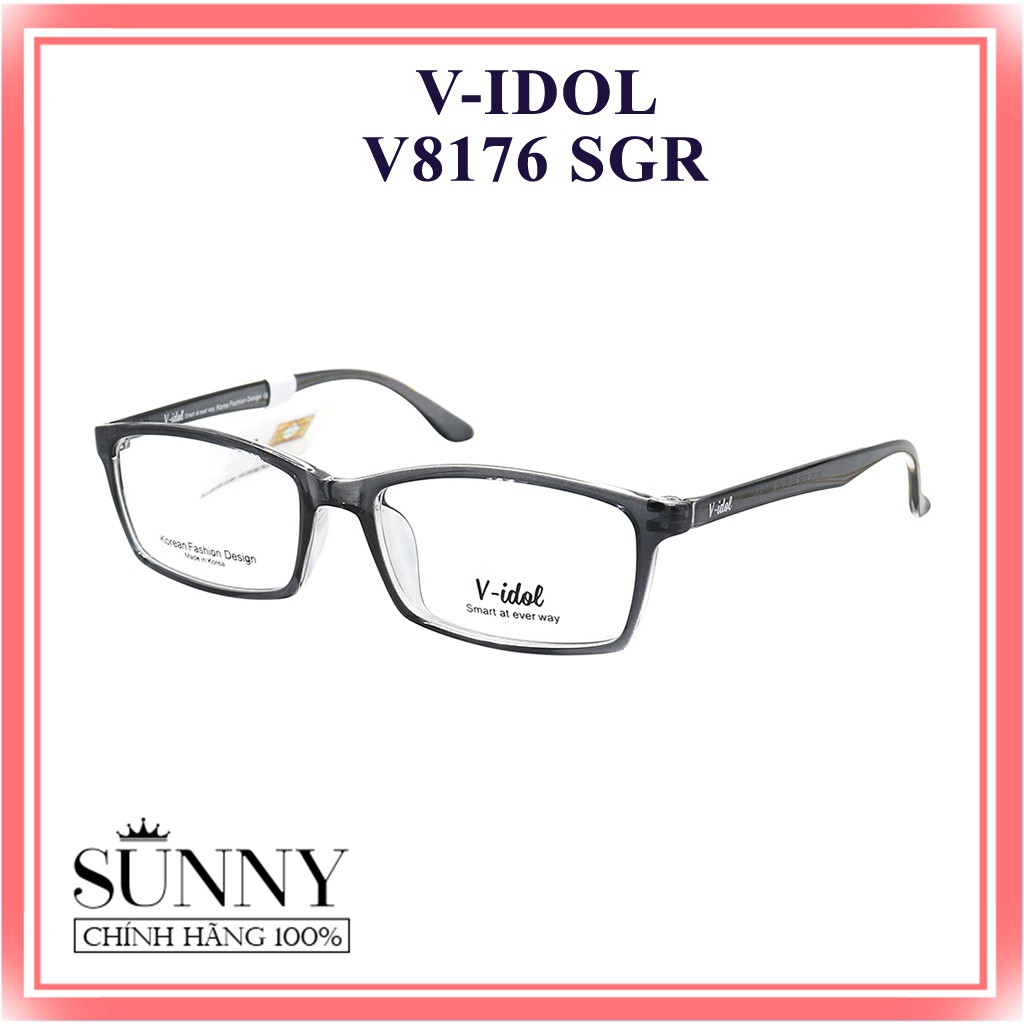 V8176 Gọng kính thời trang V-idol chính hãng, thiết kế dễ đeo bảo vệ mắt