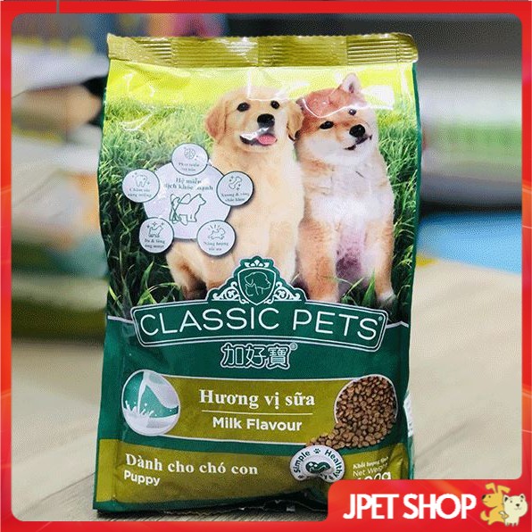 Thức ăn cho chó con Classic Pet Puppy vị sữa - tăng cường hệ miễn dịch 400g - Jpet shop