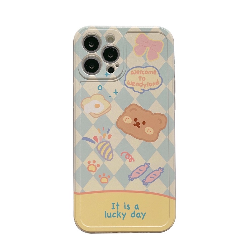 (SIÊU RẺ) Ốp lưng Iphone Gấu Cute 6/6plus/6s/6splus/7/7plus/8/8plus/x/xr/xs/11/12/13/pro/max/plus/promax