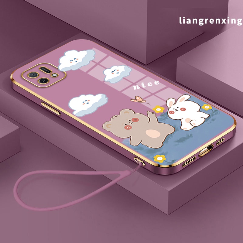 Ốp Điện Thoại Silicon Mềm Mạ Điện Chống Sốc Cho OPPO a16k Ddx01