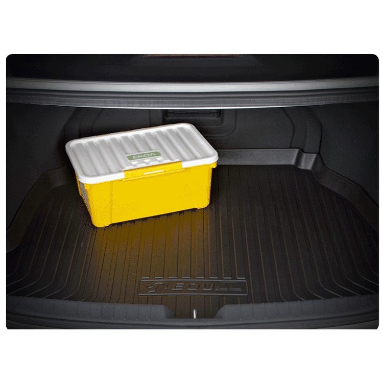 Lót cốp nhựa dẻo xe Hyundai Creta 2021 2022 2023 hàng theo xe cao cấp không mùi, không thấm nước- Mẫu không tai