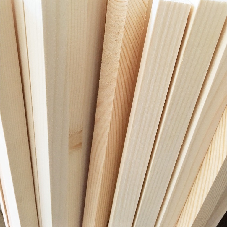 Cây gỗ vuông size 2x2, được làm từ gỗ thông, gia công theo yêu cầu - LUXI WOOD