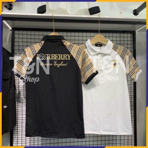 Áo thun tay ngắn cổ bẻ - Áo thun Polo Nam logo BBR thêu cao cấp - có bigsize từ 35-90kg | BigBuy360 - bigbuy360.vn