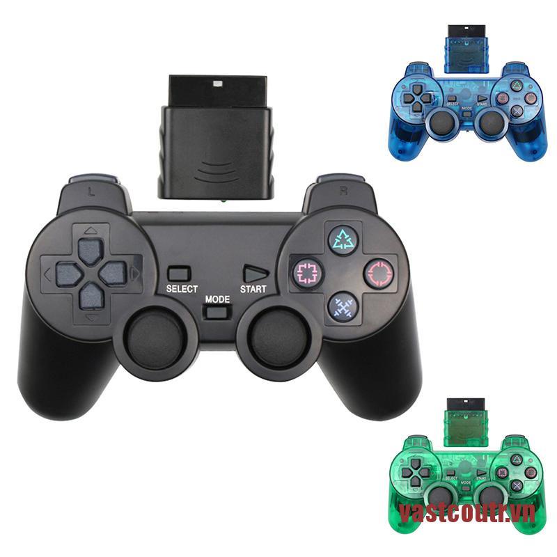 VASTR 2.4G Wireless Controller Dual Vibration Joystick Gamepad With Receiver For PS2