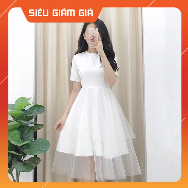 Váy trắng công chúa tiệc 😍😍