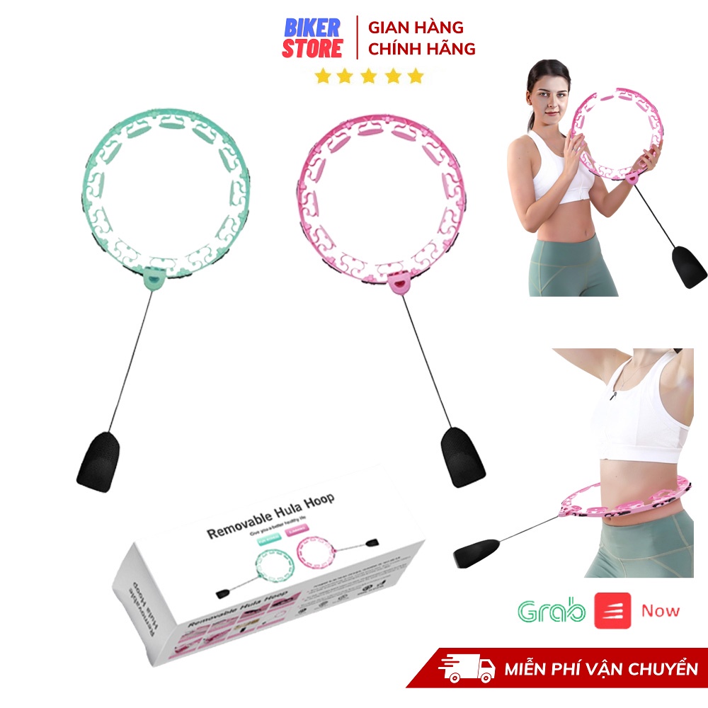 Vòng Lắc Eo Bụng Thông Minh HULA HOP Giảm Câm Cho Eo Thon Gọn