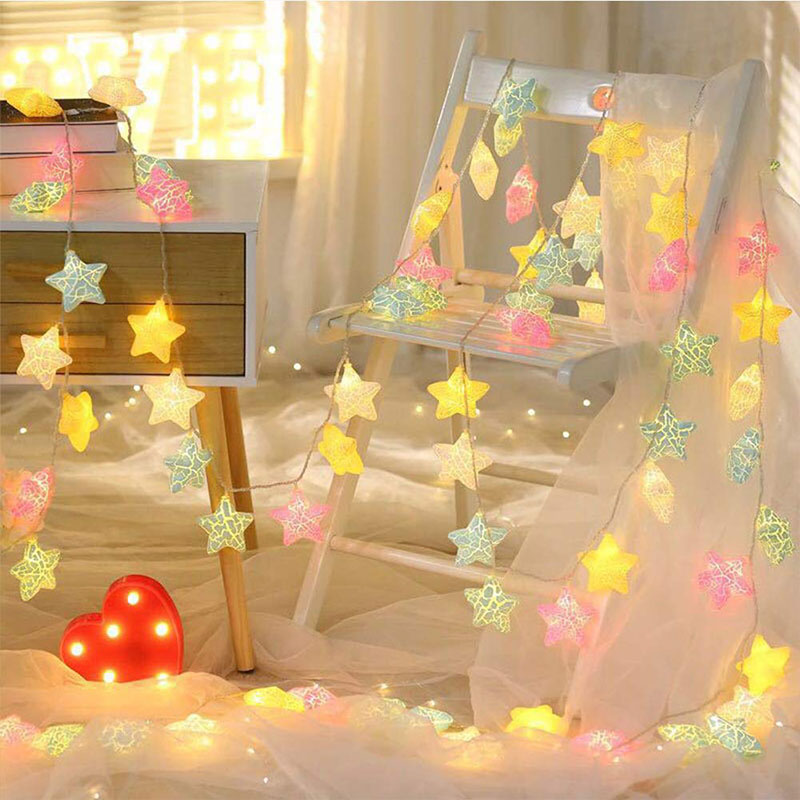 Dây đèn led dài 3m hình ngôi sao xinh xắn