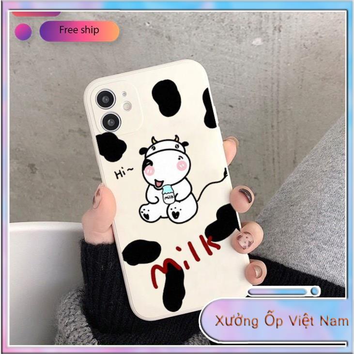 Ốp điện thoại 5s/6/6plus/6s/6splus/7/7plus/8/8plus/x/xr/xs/11/12/pro/max/plus/promax 100% Milk  XưởngD41