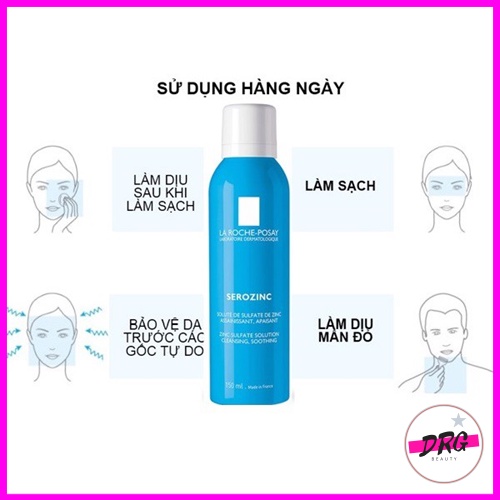 La Roche-Posay Serozinc - Xịt Khoáng Cho Da Mụn [50ml-150ml - 300ml]